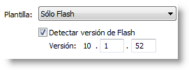 Detectar versión de flash